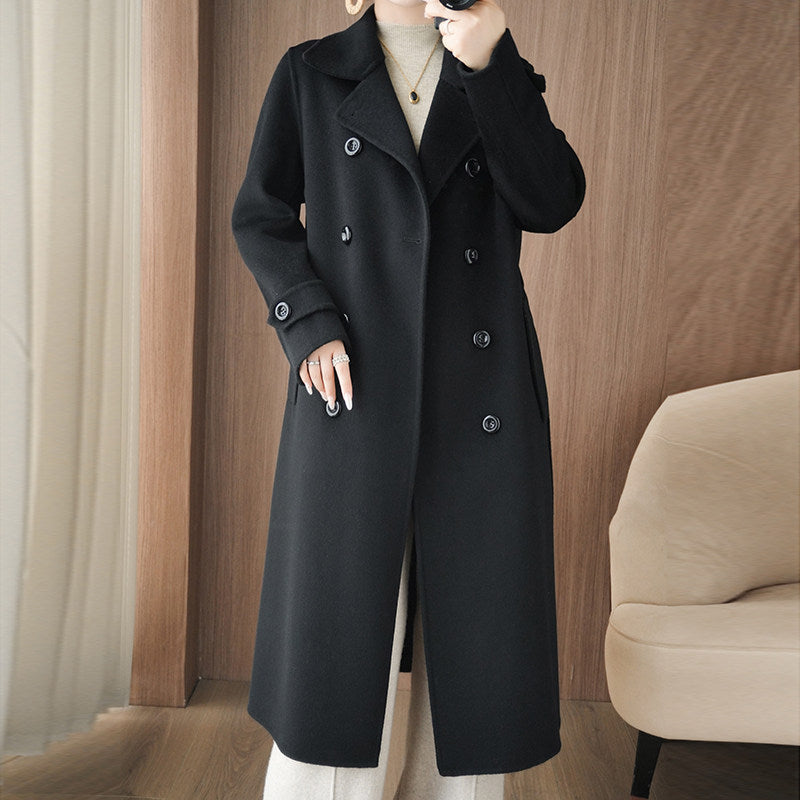 Women's Pure Wool Double-Sided Coat