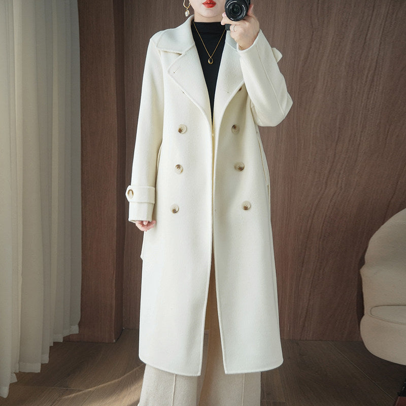 Women's Pure Wool Double-Sided Coat